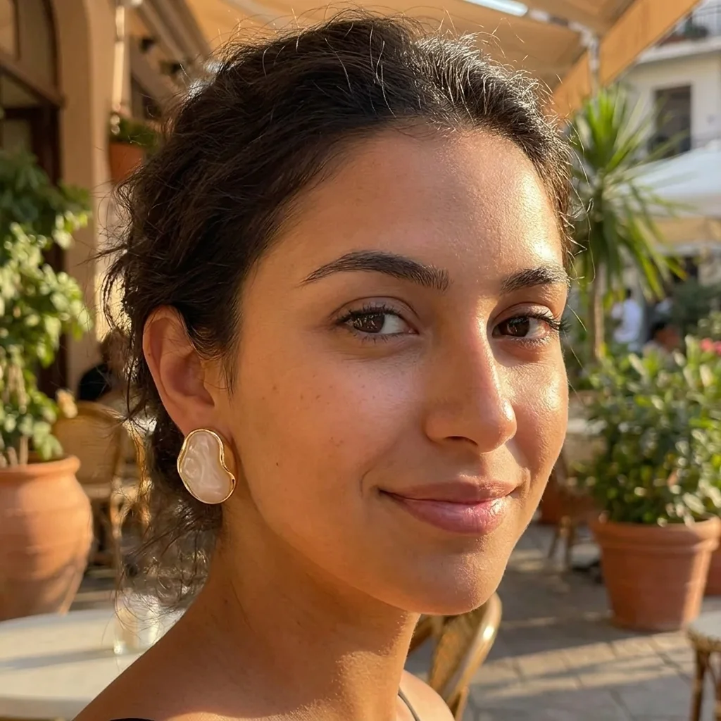 “Bientôt disponible” Boucles d'Oreilles Organiques 