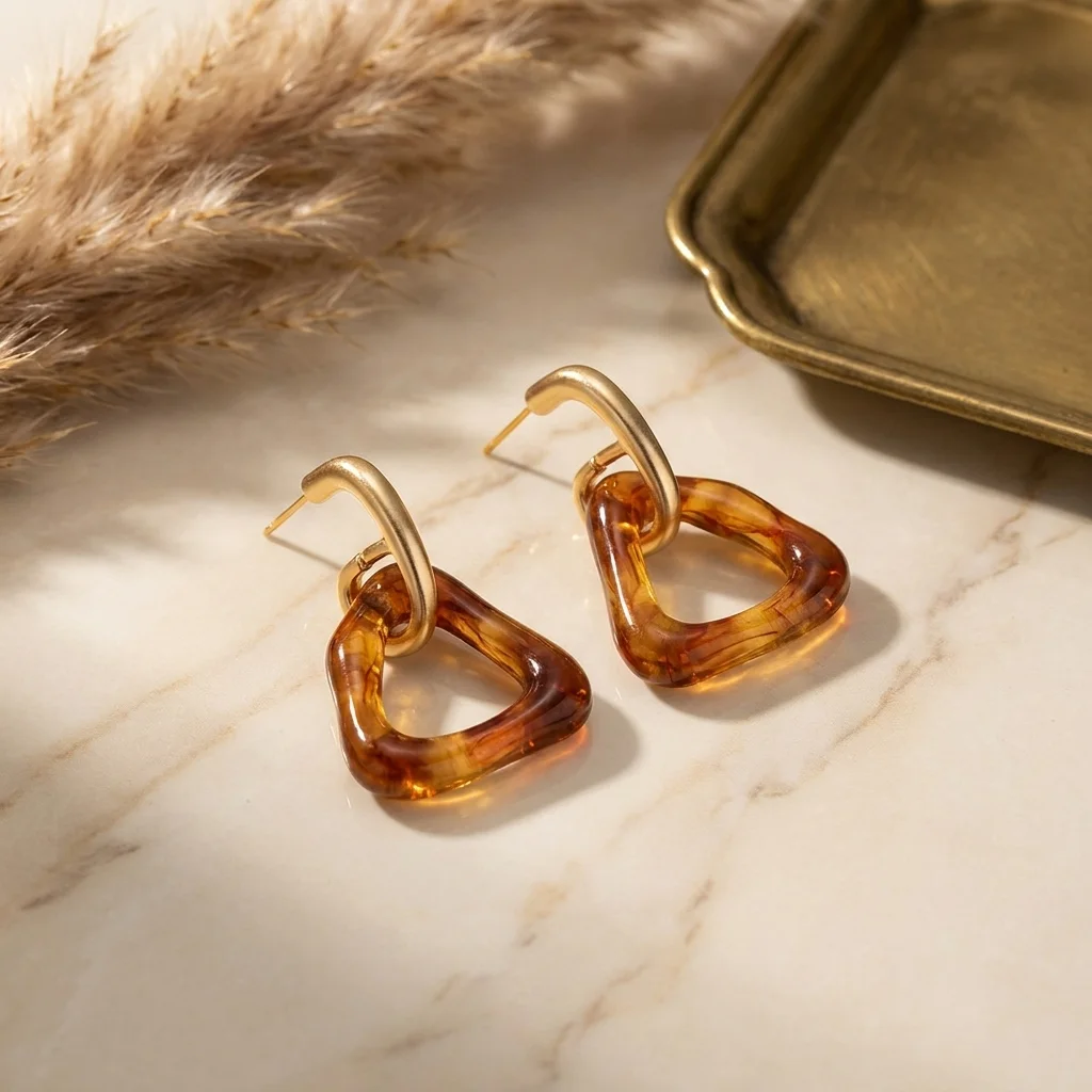 “Bientôt disponible” Boucles d'Oreilles Pendantes 