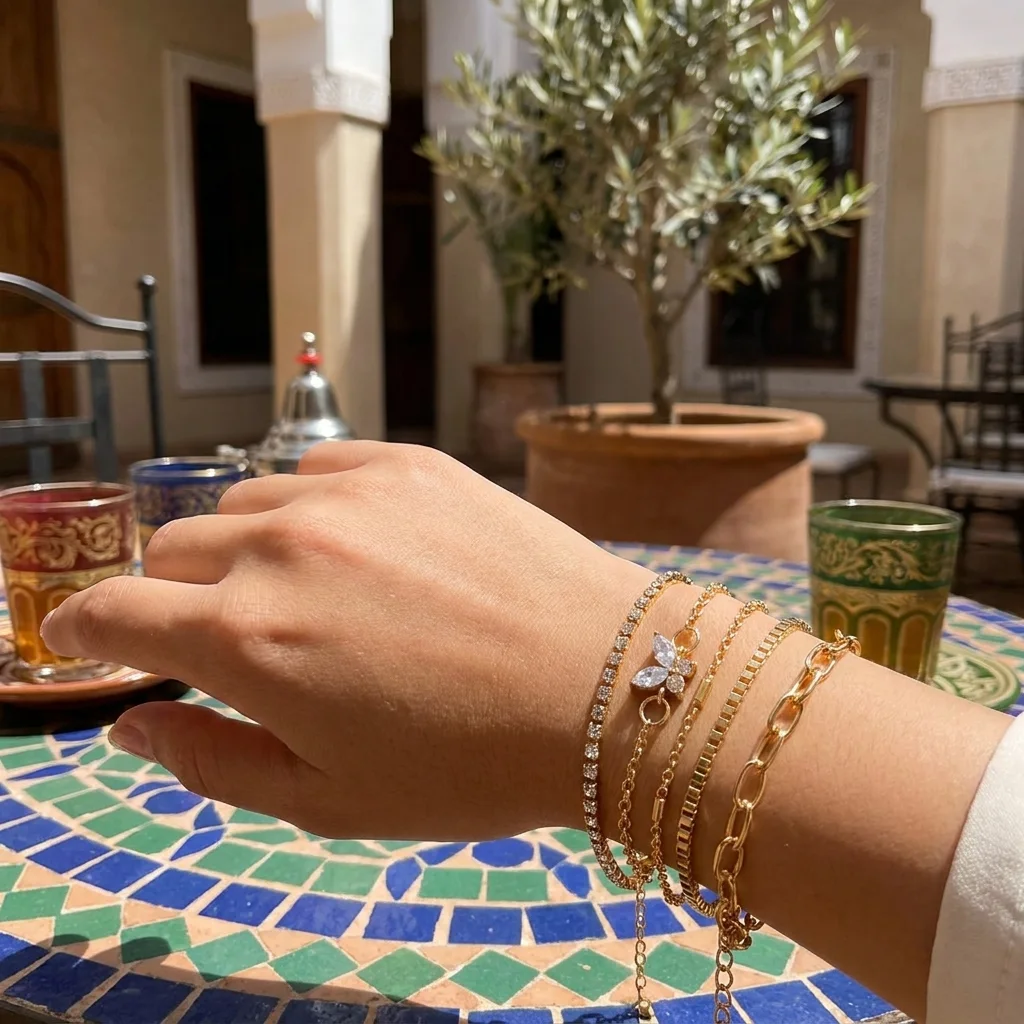 “Bientôt disponible” Set de 5 Bracelets 
