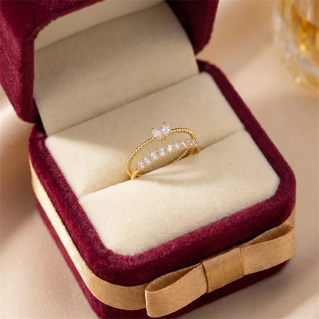 “Bientôt disponible” Bague Double Rang 