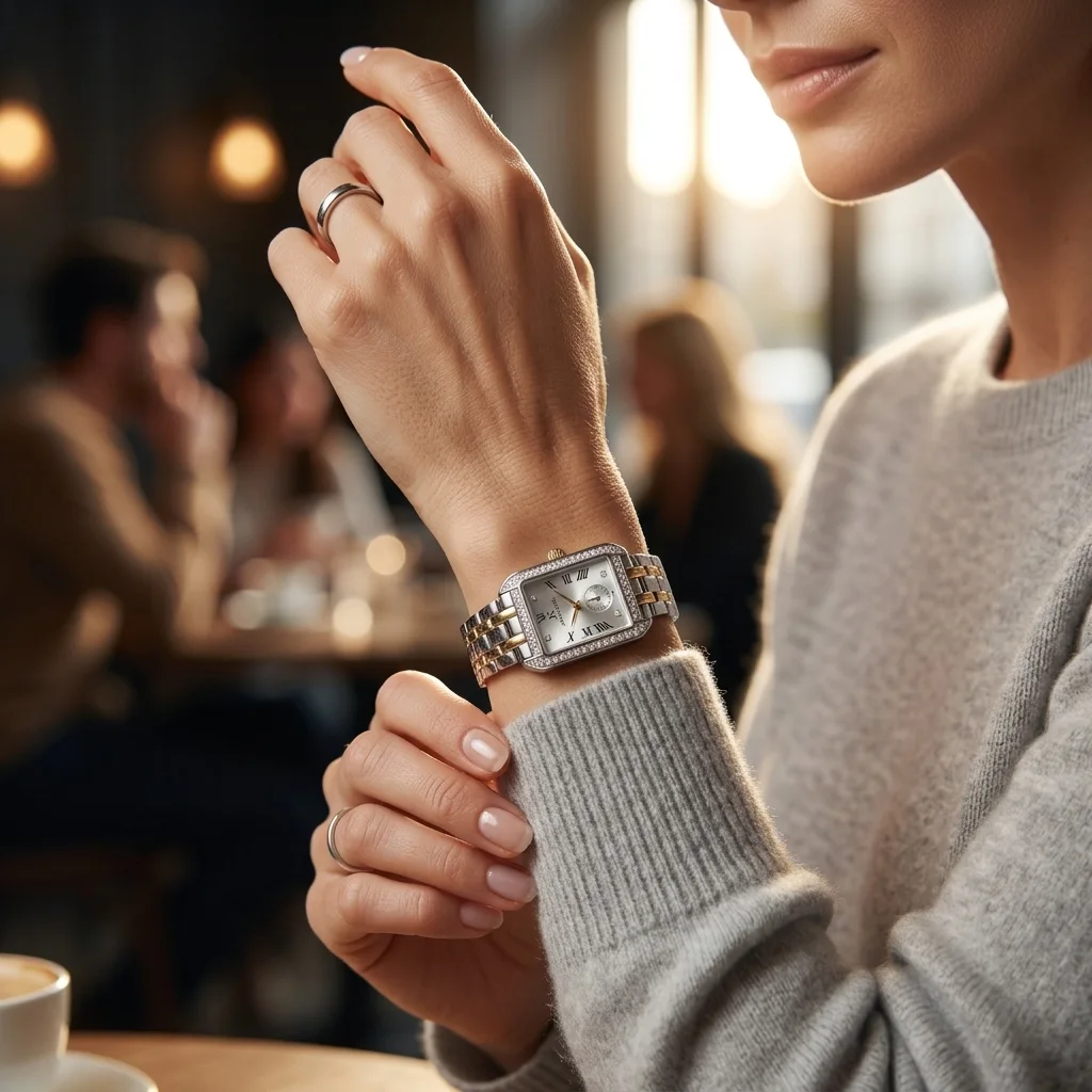 Montre Femme Élégante Rectangulaire