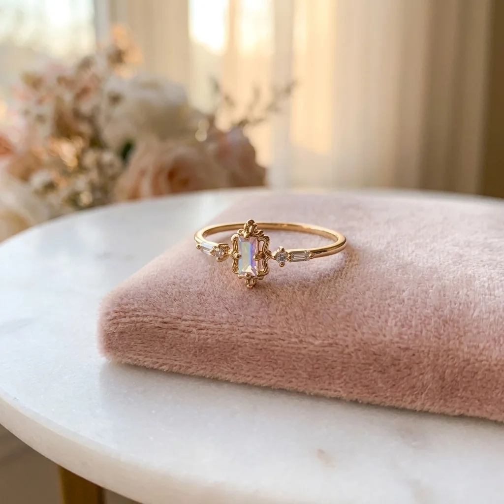 “Bientôt disponible”Bague Fine Solitaire 