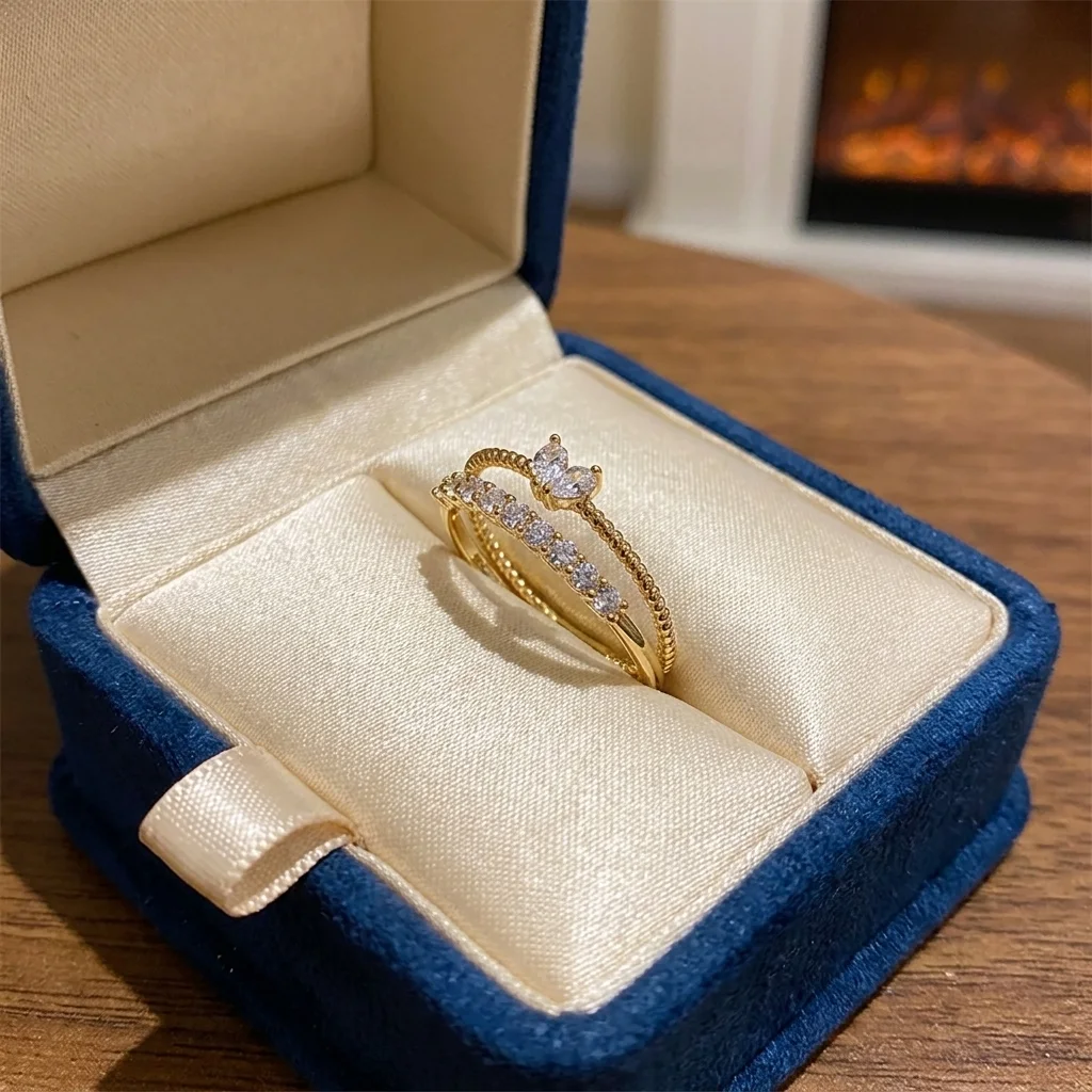 “Bientôt disponible” Bague Double Rang 