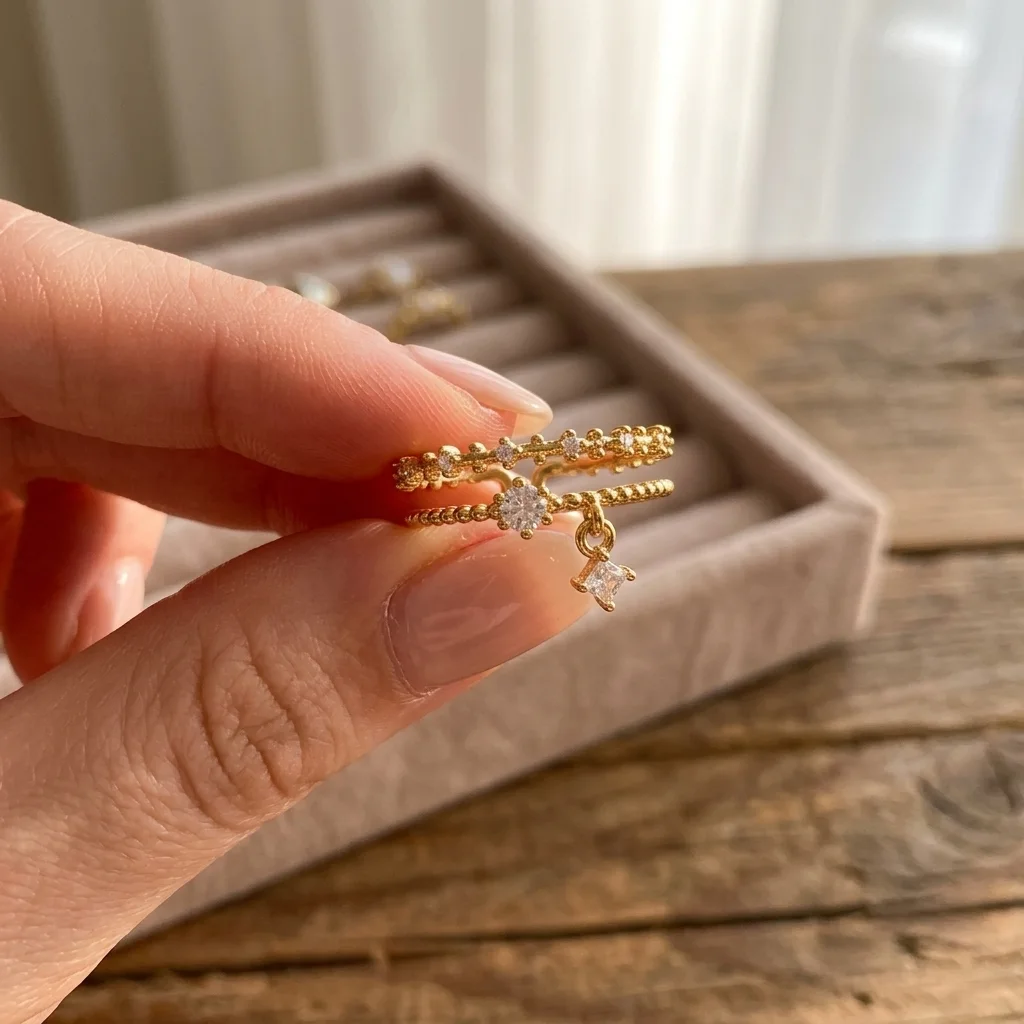 “Bientôt disponible” Bague Double Rang 