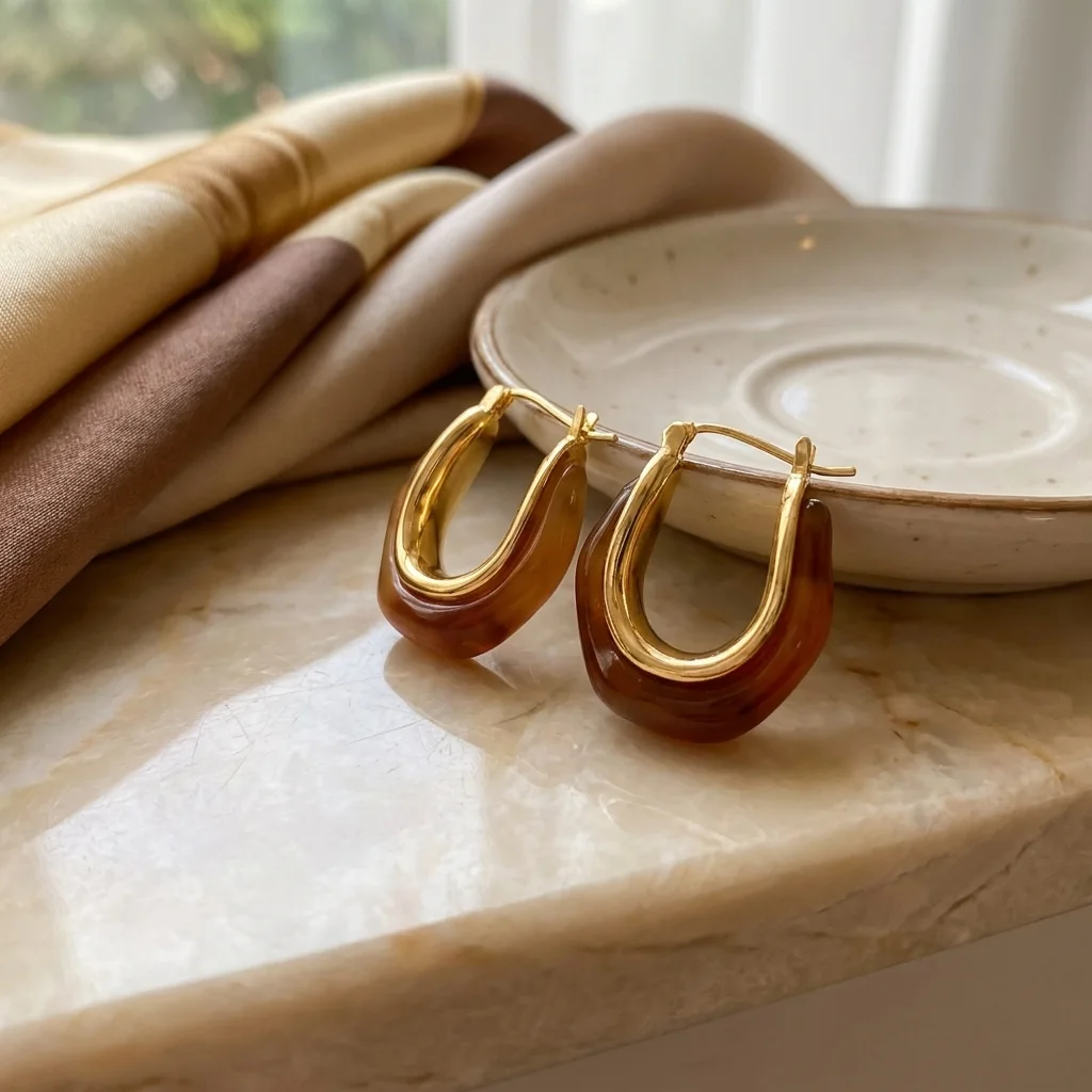 “Bientôt disponible” Boucles d'Oreilles 