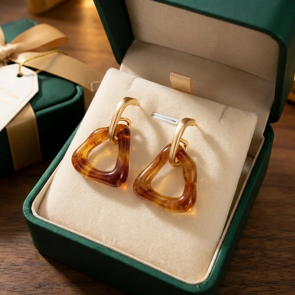 “Bientôt disponible” Boucles d'Oreilles Pendantes 