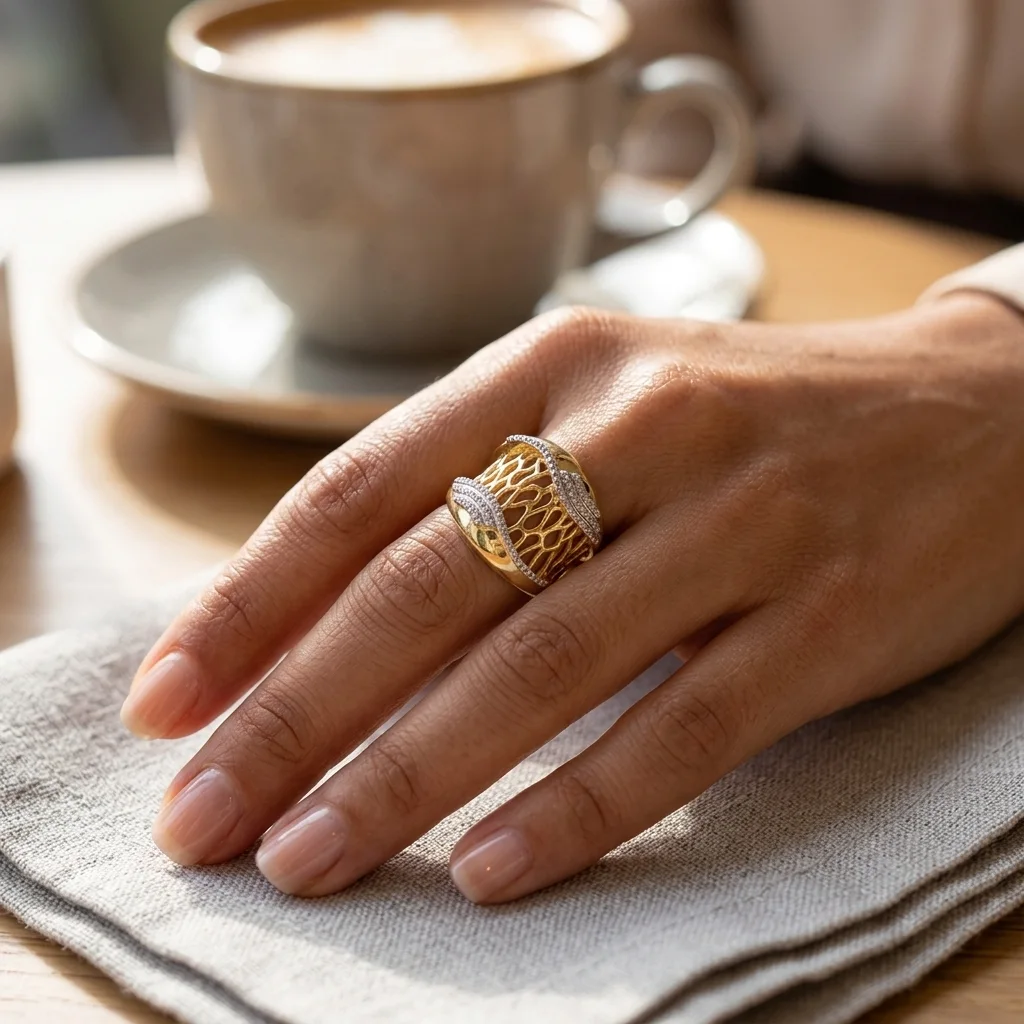 “Bientôt disponible” Bague Large Prestige 
