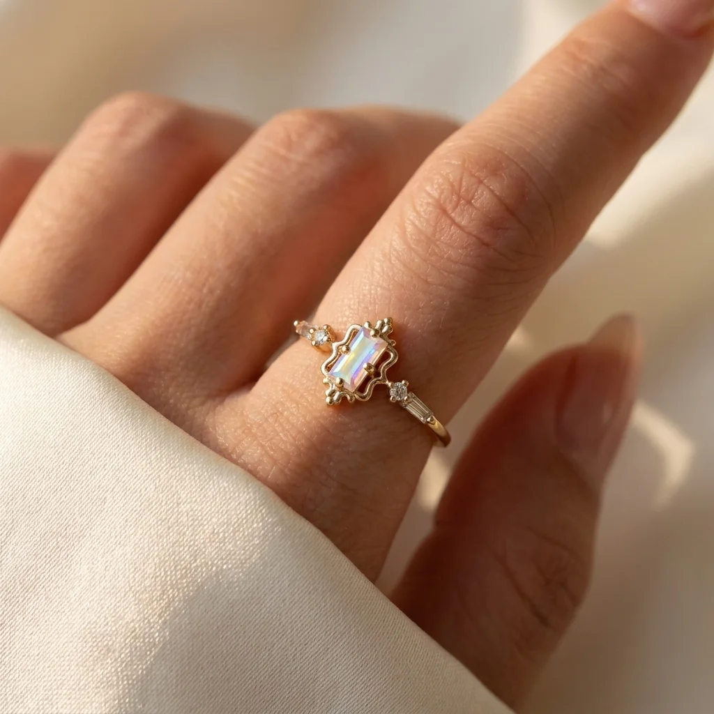 “Bientôt disponible”Bague Fine Solitaire 