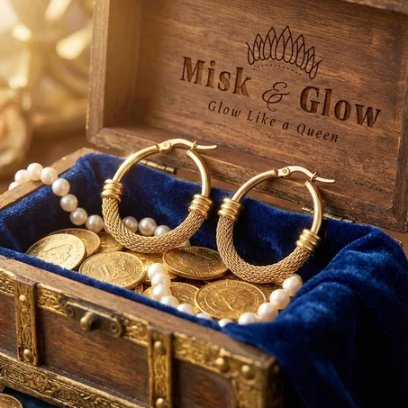 أقراط  منسوجة – أناقة تتحدث بلغة الضوء