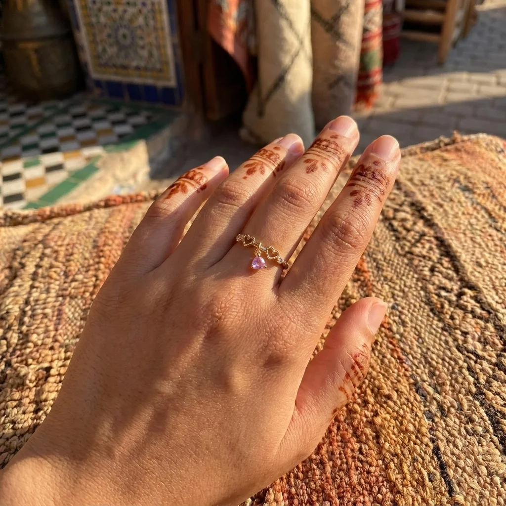 “Bientôt disponible” Bague Cœur Éternel Rose Gold