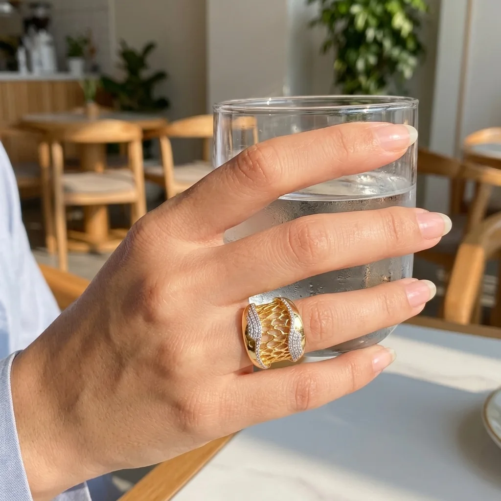 “Bientôt disponible” Bague Large Prestige 