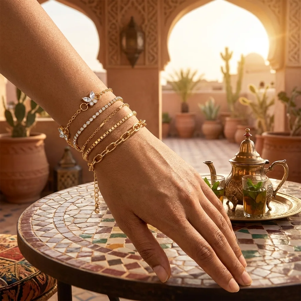 “Bientôt disponible” Set de 5 Bracelets 