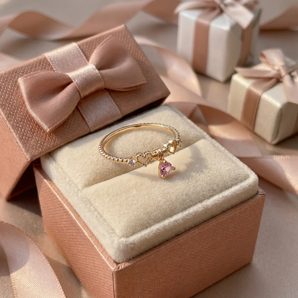 “Bientôt disponible” Bague Cœur Éternel Rose Gold