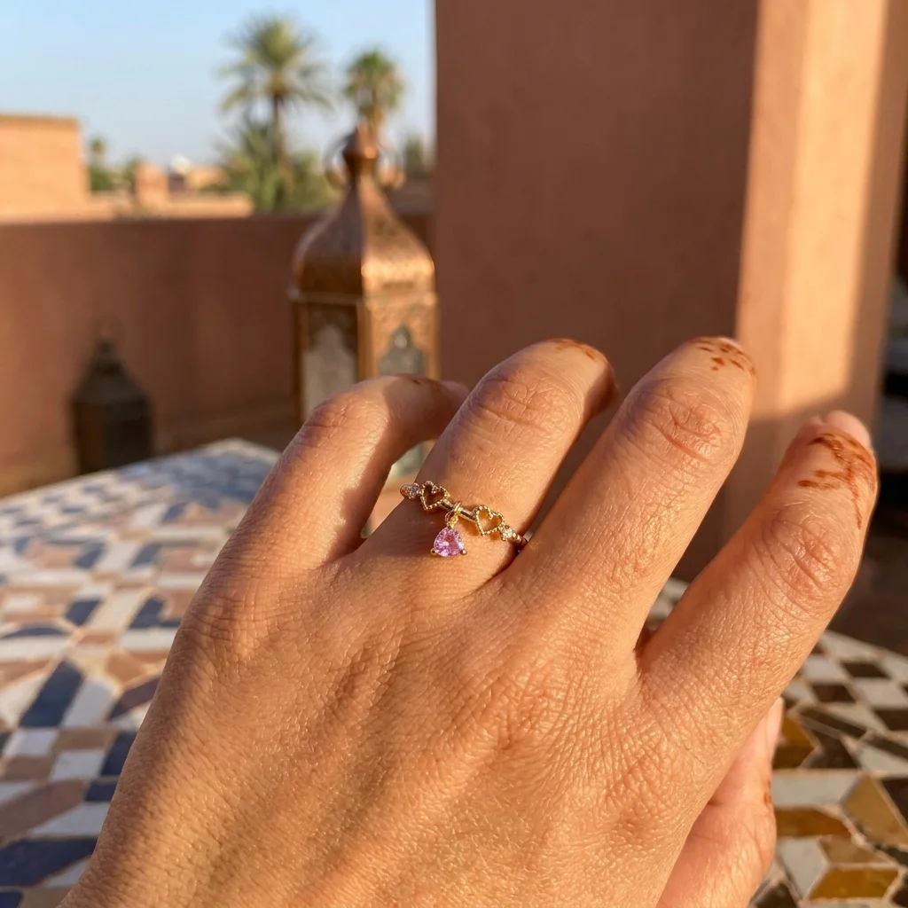“Bientôt disponible” Bague Cœur Éternel Rose Gold