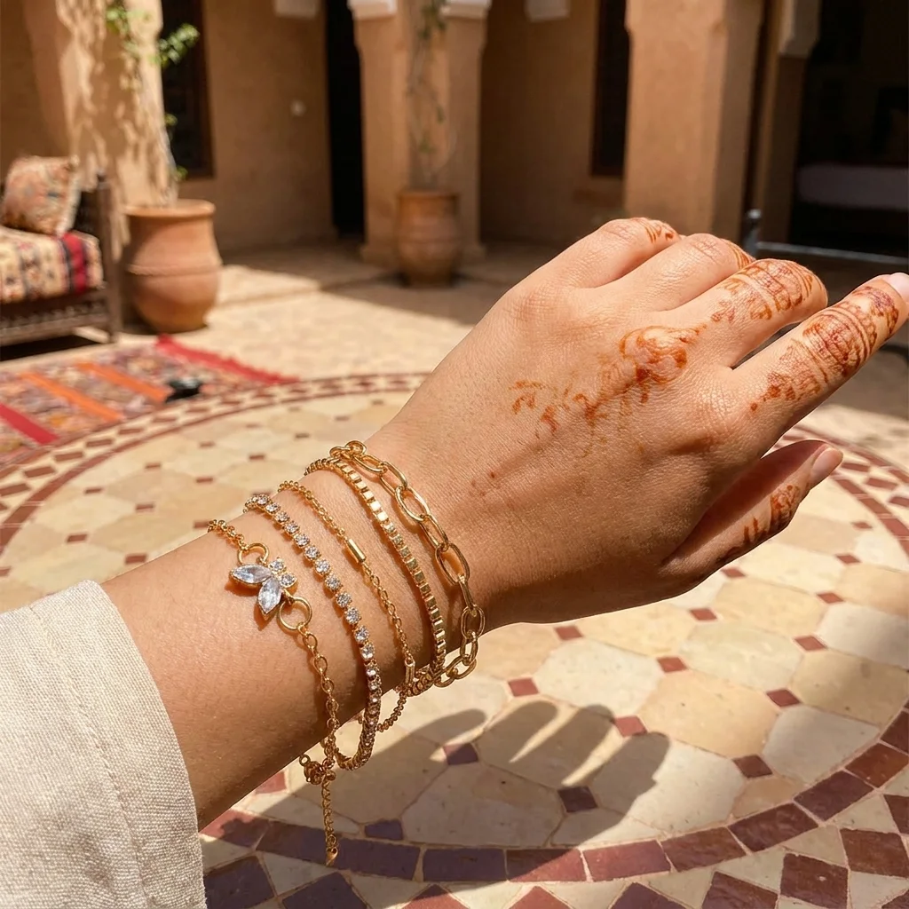 “Bientôt disponible” Set de 5 Bracelets 