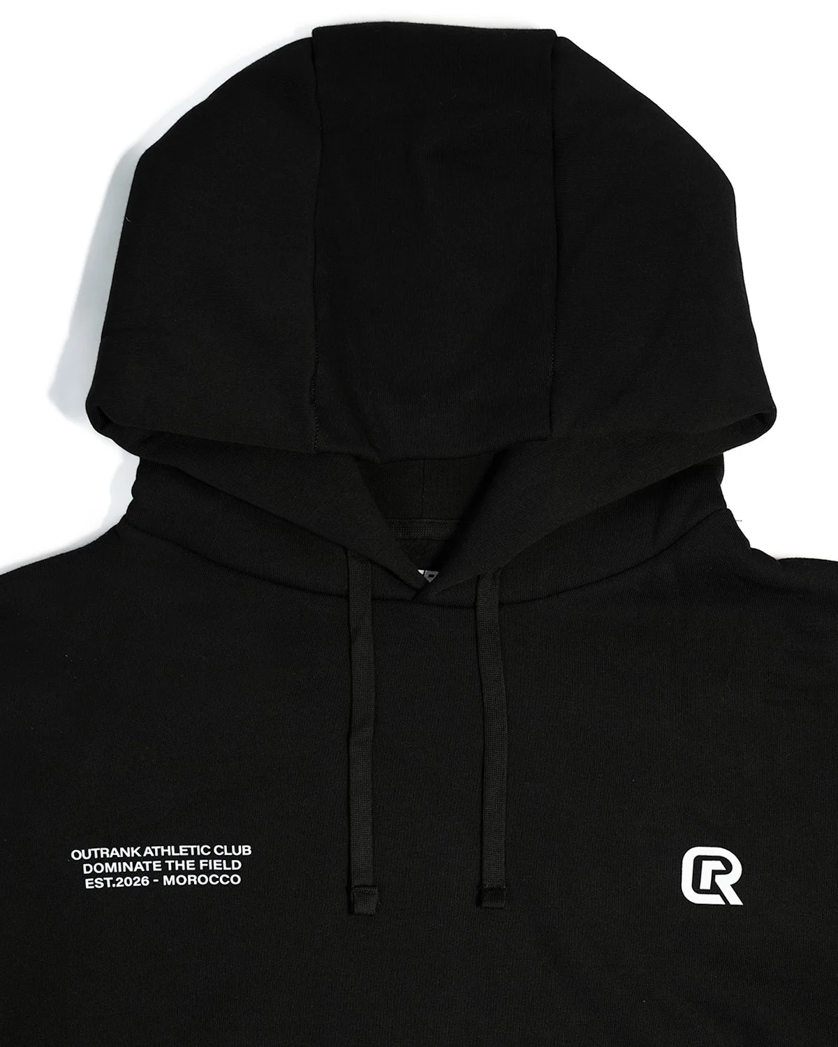 OVERSIZED BLACK HOODIE