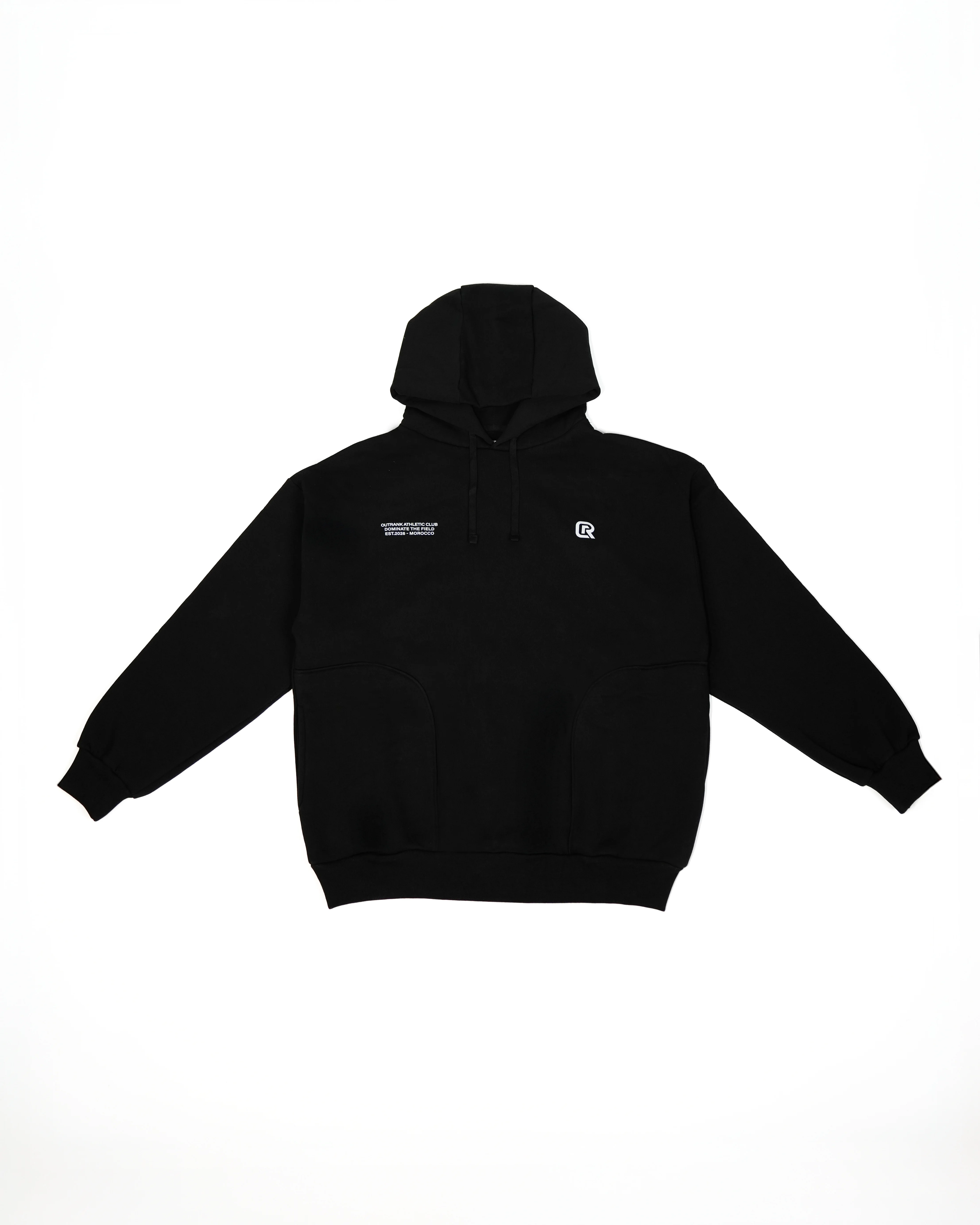 OVERSIZED BLACK HOODIE