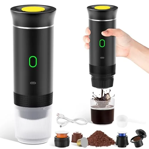 Cafelffe Machine à café 3 en 1 portable pour expresso en
