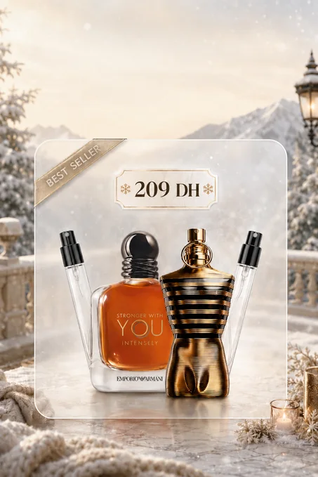 Pack Décantes Homme Stronger With You Intensely & Le Male Elixir 20 ml
