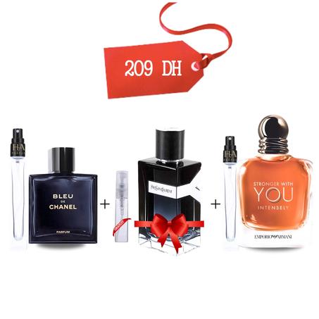 Pack  – Stronger With You Intensely + Bleu de Chanel  + 5 ml Gratuit Y Eau de Parfum