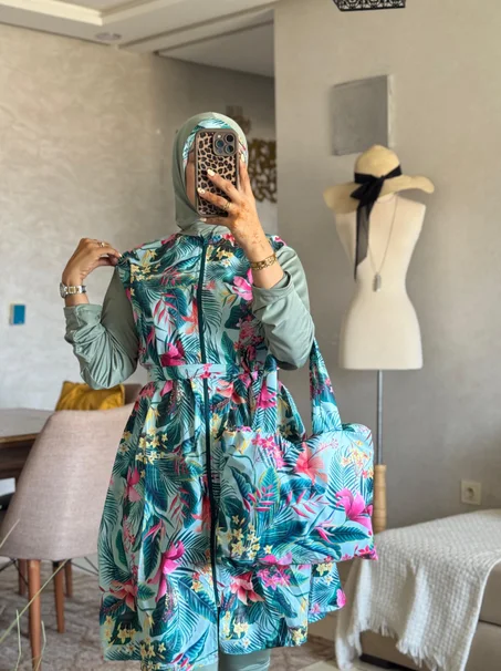 😍😍 تبحري وتفركسي مع البوركيني الجديد 🧜‍♀🧜‍♀