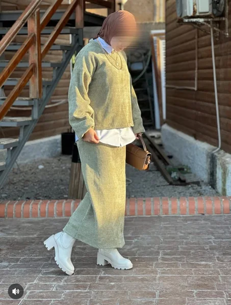 ✨ طقم كوردوتي موديل "سُكْرِي" - أنيق، دافئ، ومريح! ✨