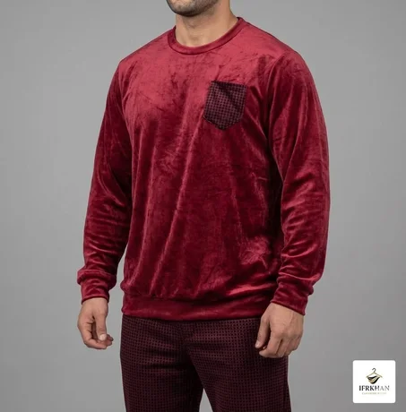 🔥 *بيجامات رجالية فخمة – دفء + أناقة في كل لحظة!* 🔥