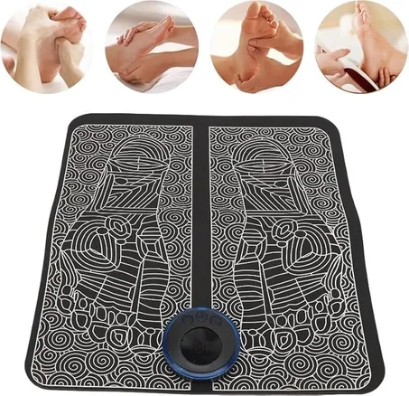 جهاز تدليك القدم الكهربائي EMS – لتخفيف التعب وتنشيط الدورة الدموية وراحة فورية للقدمين