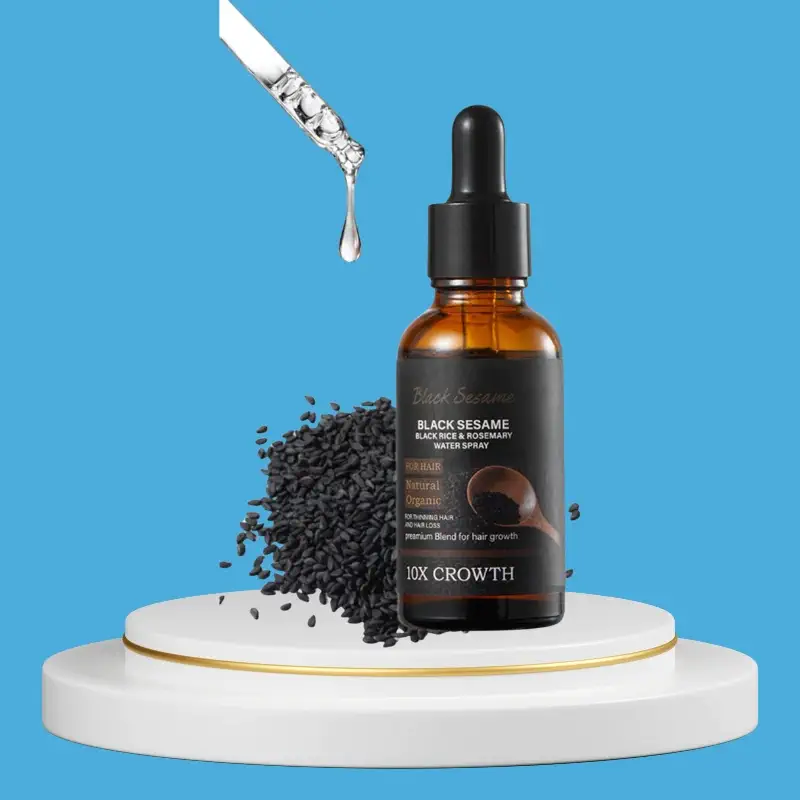 زيت السمسم الأسود لنمو الشعر