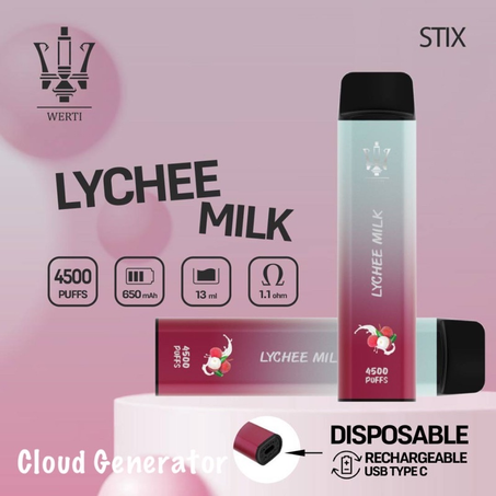 STIX | WERTI | Lychee Milk | 4500