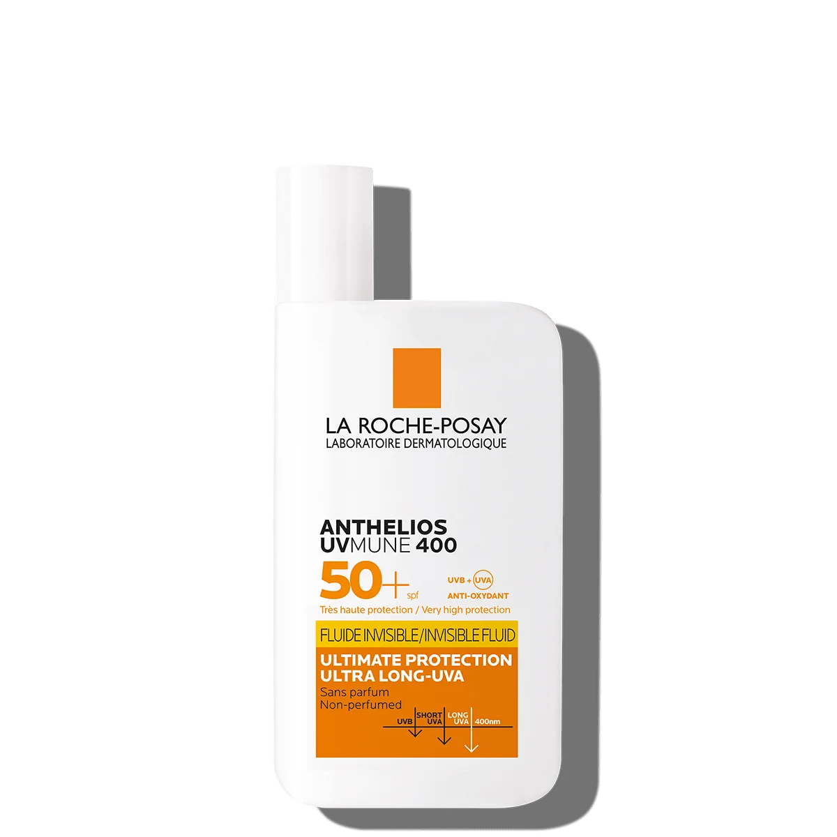 لاروش بوزيه أنثيليوس UVMune 400 فلويد غير مرئي SPF50+ بدون عطر