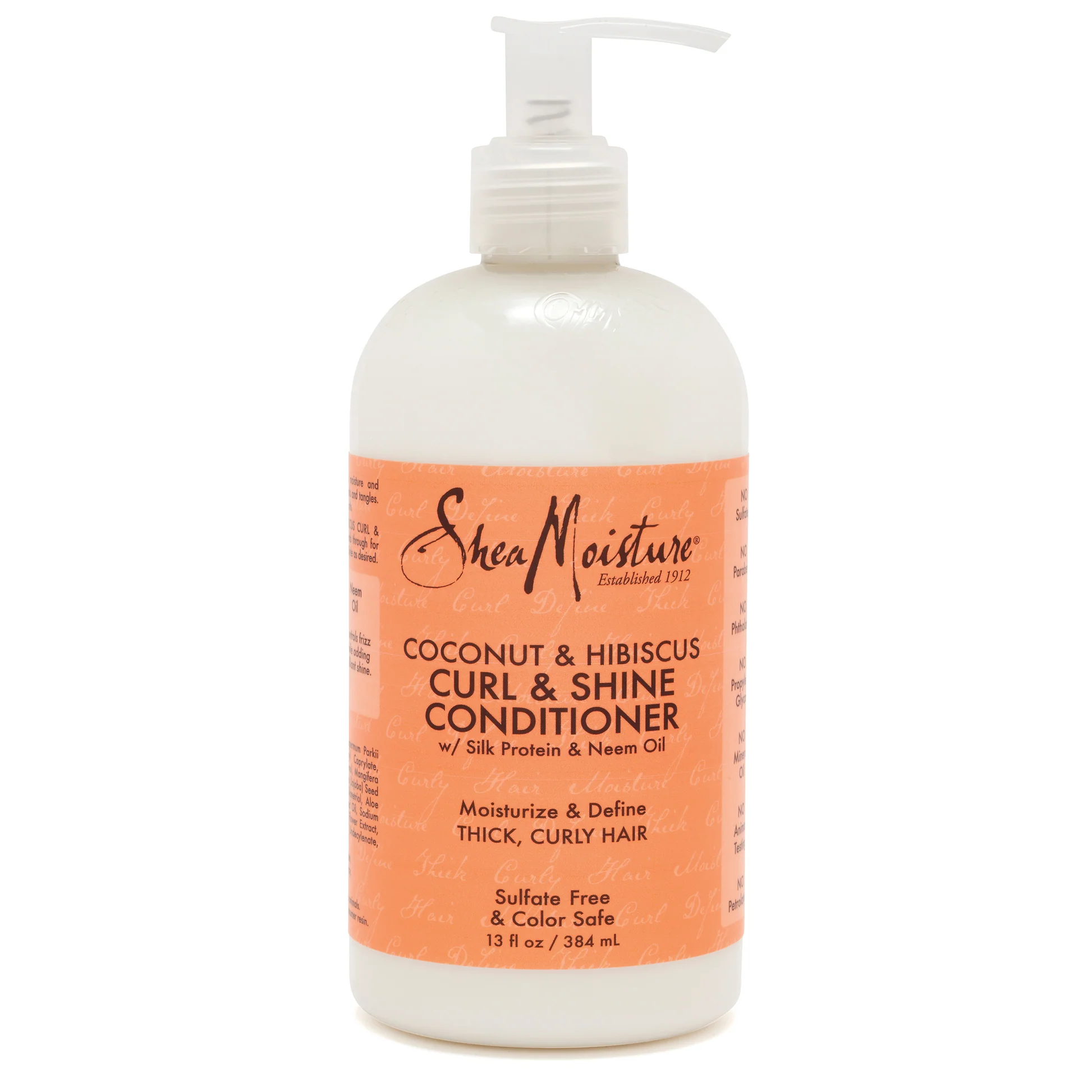 المنتج: شيا مويستشر بلسم جوز الهند والكركديه للتموجات واللمعان – 473 ملSheaMoisture Coconut & Hibiscus Curl & Shine Conditioner – 473ml