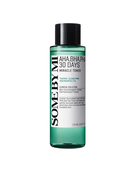 سوم باي مي تونر ميراكل AHA BHA PHA لمدة 30 يومًا – 150 ملSOME BY MI AHA-BHA-PHA 30 Days Miracle Toner – 150 ml