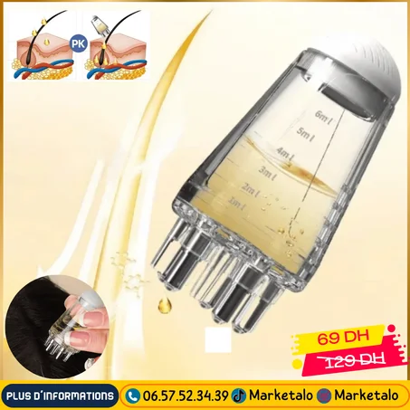 Mini peigne de massage portable