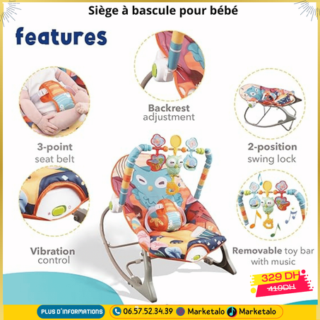Chaise à bascule pour enfants