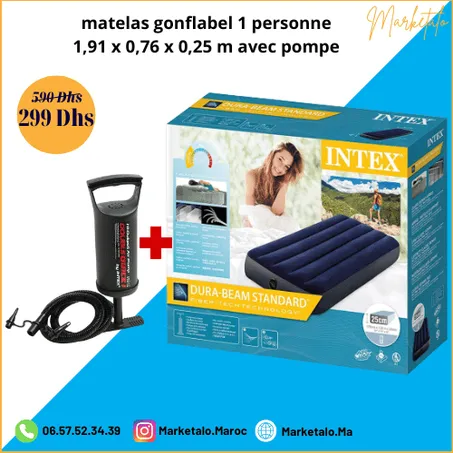 matelas gonflabel 1 personne