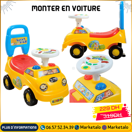Monter en voiture pour enfants