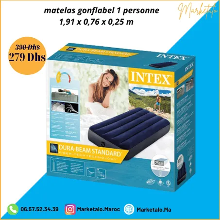 matelas gonflabel 1 personne