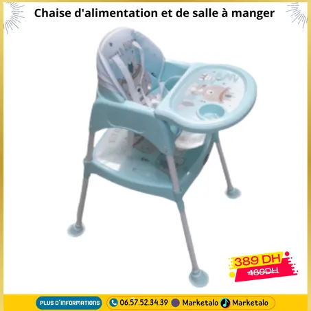 Chaise d'alimentation et de salle à manger