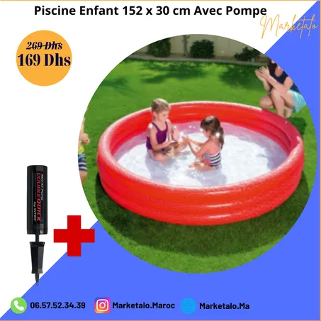 Piscine Enfant avec Pompe