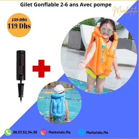 Gilet Gonflable 2-6 ans
