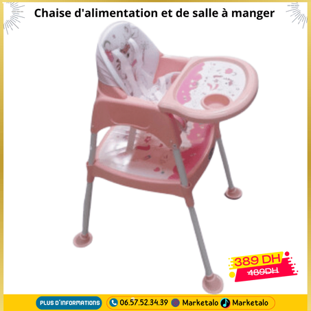 Chaise d'alimentation et de salle à manger