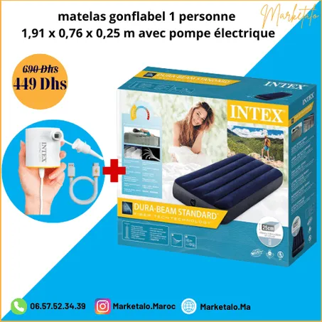 matelas gonflabel 1 personne