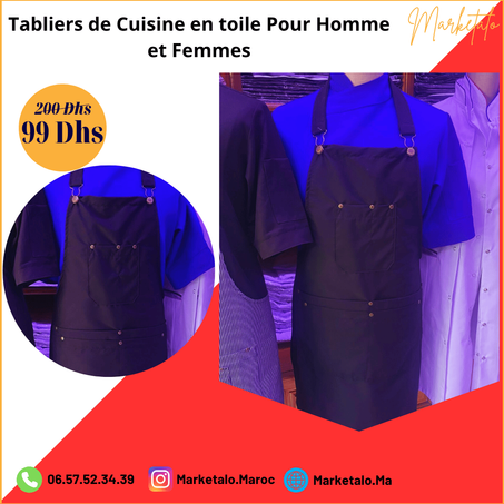 Tabliers de Cuisine Noire