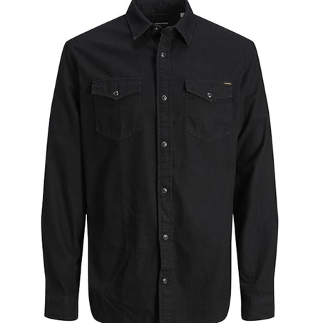 قميص جينز للرجال من جاك اند جونز، مقاس كبير