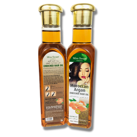 زيت الأرجان المغربي لتغذية الشعر - Moroccan Argan Enriched Hair Oil