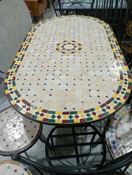 نافورة حائطية مغربية fontaine murale marocaine