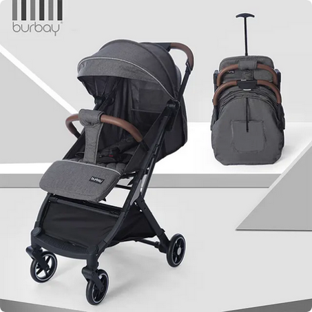 Poussette Valise – Burbay GRIS