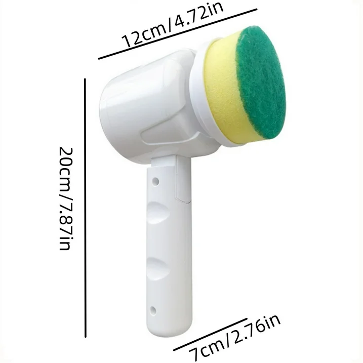 🧼فرشاة التنظيف الكهربائية الدوّارة 3 في 1 – وداعاً لتعب التنظيف ودعك الدهون!👇