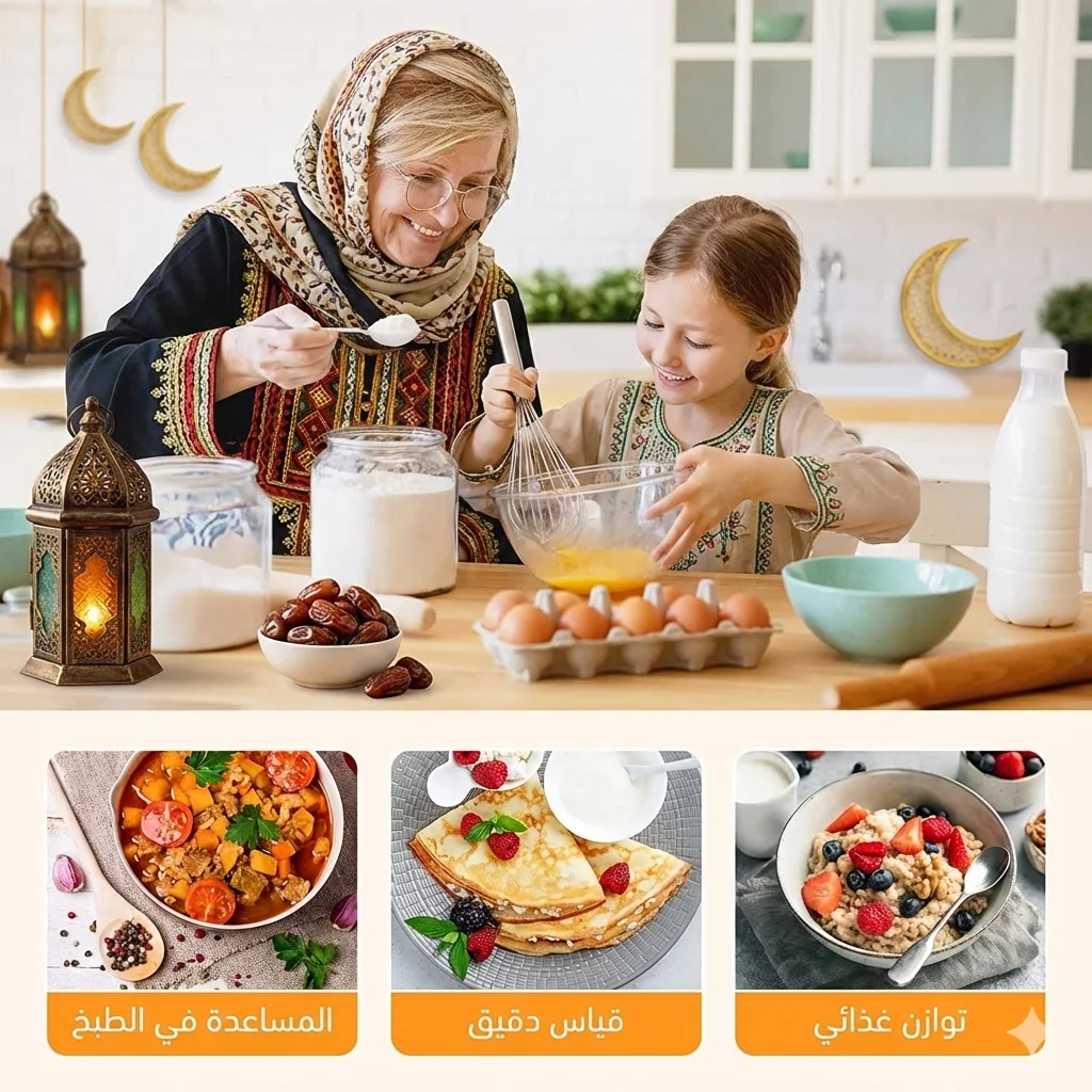 🥄ملعقة القياس الرقمية الذكية __🌙 الدقة في وصفات رمضان - أطلب الآن و الدفع عند الإستلام!👇